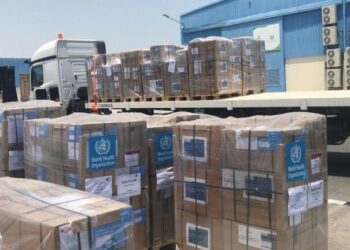 الصحة العالمية ترسل 20 طنا من المساعدات الطبية للبنان