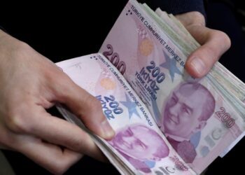 تراجع جديد لليرة التركية أمام الدولار الأمريكي