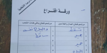 بالصور.. أهالي درعا يشاركون في انتخابات البرلمان: “تسقط حمير البيك”