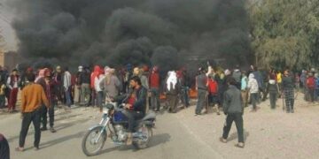 احتجاجات على اقتحام “قسد” للمعابر المائية بريف دير الزور الشرقي