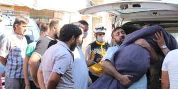 غرق طفلتين في مياه نهر العاصي بريف إدلب (صورة)