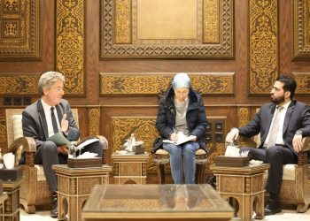 وزير الداخلية السوري يستقبل رئيس بعثة الاتحاد الأوروبي