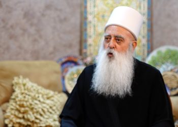 الرئيس الروحي للطائفة الدرزية في إسرائيل، موفق طريف