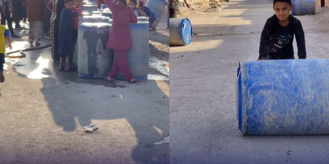 “الملاذ الأخير”.. التبرعات والصهاريج وسط أزمة مياه متفاقمة في ريف الحسكة