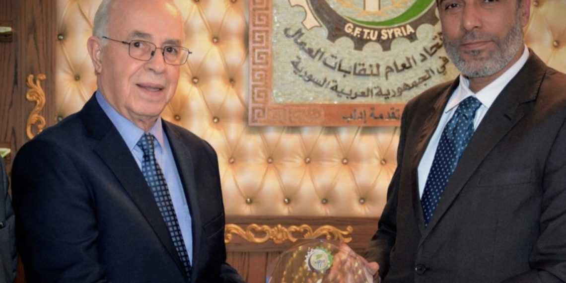 مباحثات عمالية سورية فلسطينية لتعزيز التعاون المشترك