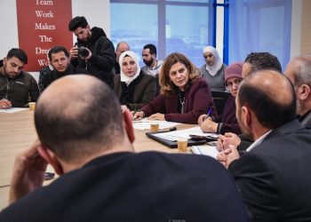 الشؤون الاجتماعية والمنظمات تناقش دعم المتضررين من العاصفة في مخيمات الشمال