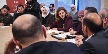 الشؤون الاجتماعية والمنظمات تناقش دعم المتضررين من العاصفة في مخيمات الشمال