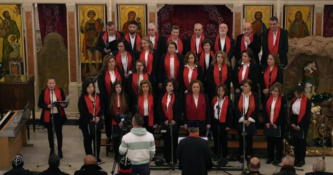 ترانيم “بشارة الميلاد” بأربع لغات تحتفي بروح العيد في كنيسة السيدة بدمشق