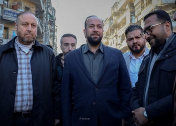 وزير الإعلام حمزة المصطفى يجري جولة ميدانية في حي الأشرفية بحلب