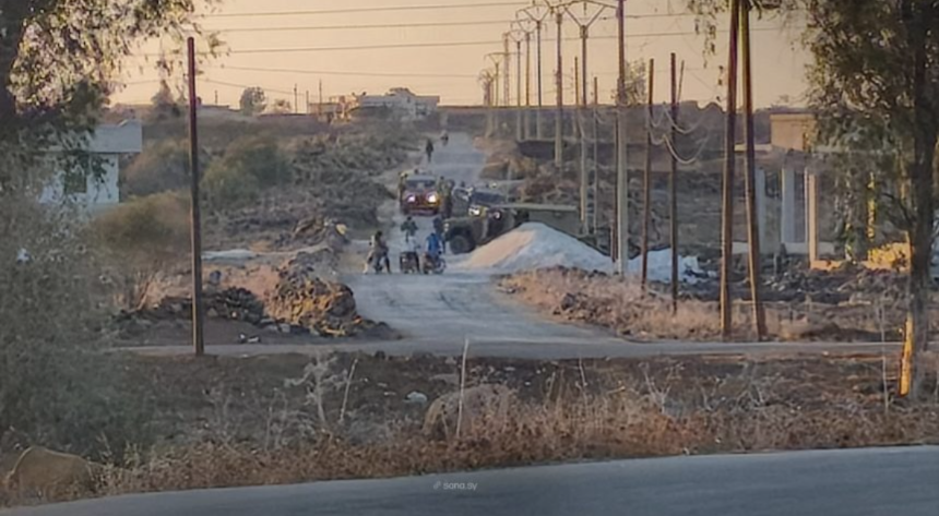 الاحتلال الإسرائيلي يطلق النار ويفرض حظر تجوال في قرية أم العظام بريف القنيطرة