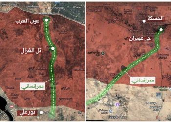 هيئة العمليات في الجيش العربي السوري تعلن عن ممرين إنسانيين
