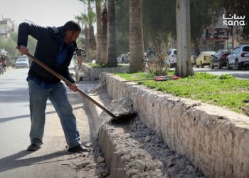 مشروع جديد لإعادة تأهيل الأرصفة والمنصفات في مدينة درعا