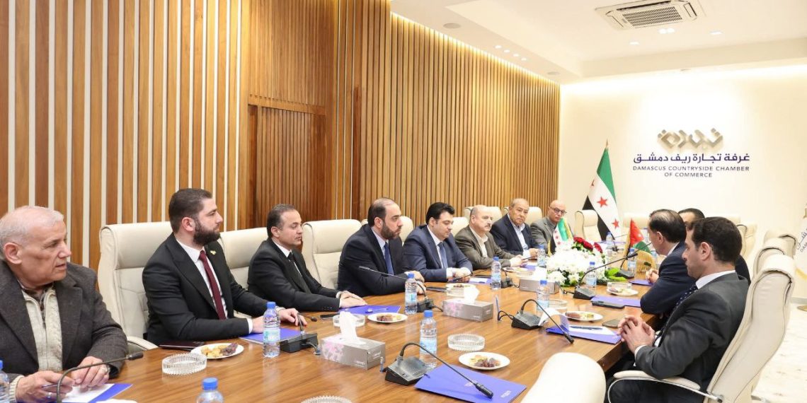 مباحثات سورية أردنية لتسهيل حركة رجال الأعمال وتنمية التبادل التجاري
