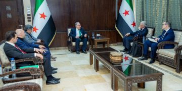برنية يبحث مع شركة “لازارد” تطوير وهيكلة المؤسسات المالية في سوريا