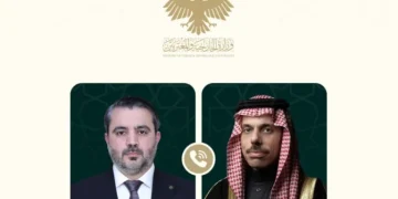 الشيباني يبحث مع بن فرحان تعزيز العلاقات الثنائية ومستجدات الأوضاع في سوريا
