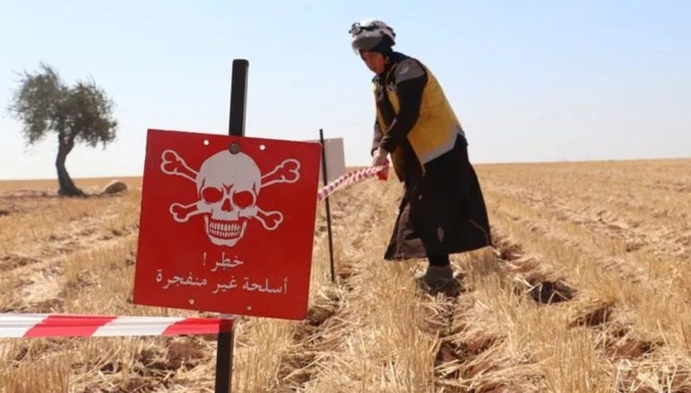 إصابة 3 مدنيين بجروح جراء انفجار مخلفات حرب في خان شيخون