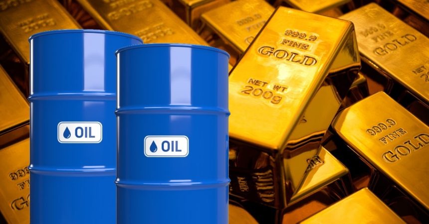 النفط قرب أعلى مستوى في 7 أشهر والذهب يتراجع